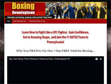Tablet Screenshot of downingtownboxing.com